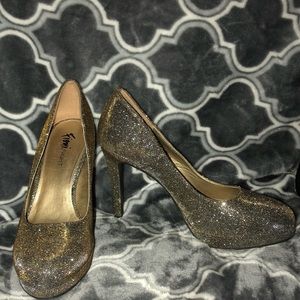 Fioni gold/silver heels